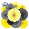 Yellow Bee Party Hanging Decorations - Construction Zone Wild One Birthday Baby Shower Wedding Summer Carnival Party Ceiling Hangings Photo Booth Backdrops Decorations, 12pc